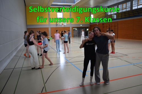 Selbstverteidigungskurse für die 7. Klassen