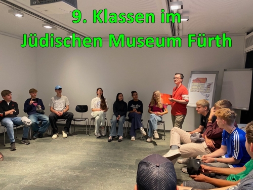 Die 9. Klassen im Jüdischen Museum Fürth