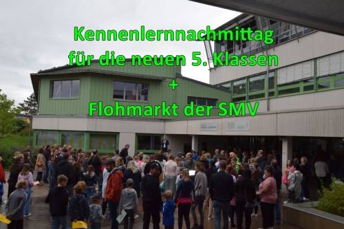 Kennenlernnachmittag für unsere neuen 5. Klassen mit Flohmarkt der SMV